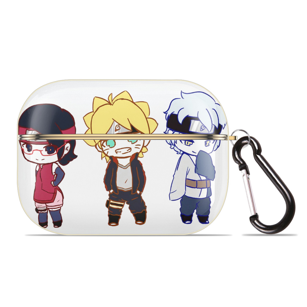 （画像用） NARUTO -ナルト- うずまき ボルト Uzumaki Boruto 【AirPods Pro用】ハードシェル保護ケース｜耐衝撃・防指紋・カラビナ付き商品仕様