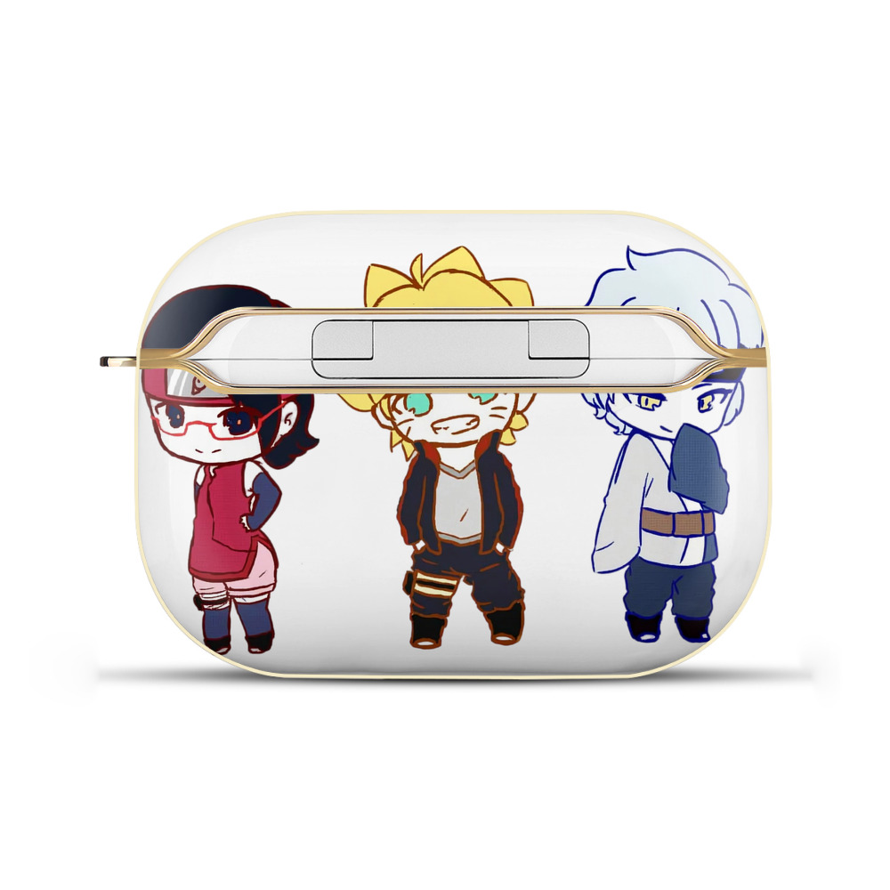 （画像用） NARUTO -ナルト- うずまき ボルト Uzumaki Boruto 【AirPods Pro用】ハードシェル保護ケース｜耐衝撃・防指紋・カラビナ付き商品仕様