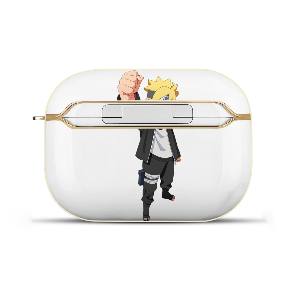 （画像用） NARUTO -ナルト- うずまき ボルト Uzumaki Boruto 【AirPods Pro用】ハードシェル保護ケース｜耐衝撃・防指紋・カラビナ付き商品仕様