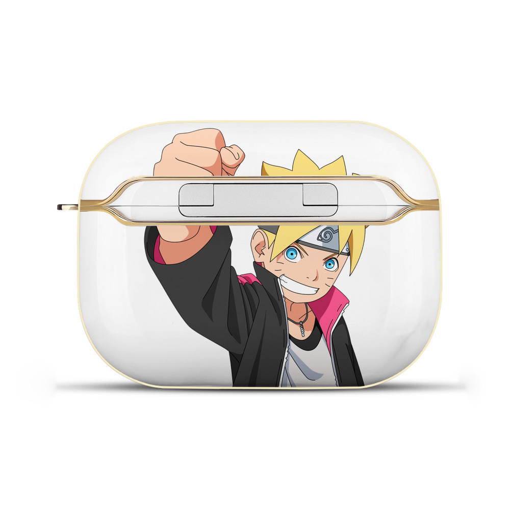 （画像用） NARUTO -ナルト- うずまき ボルト Uzumaki Boruto 【AirPods Pro用】ハードシェル保護ケース｜耐衝撃・防指紋・カラビナ付き商品仕様