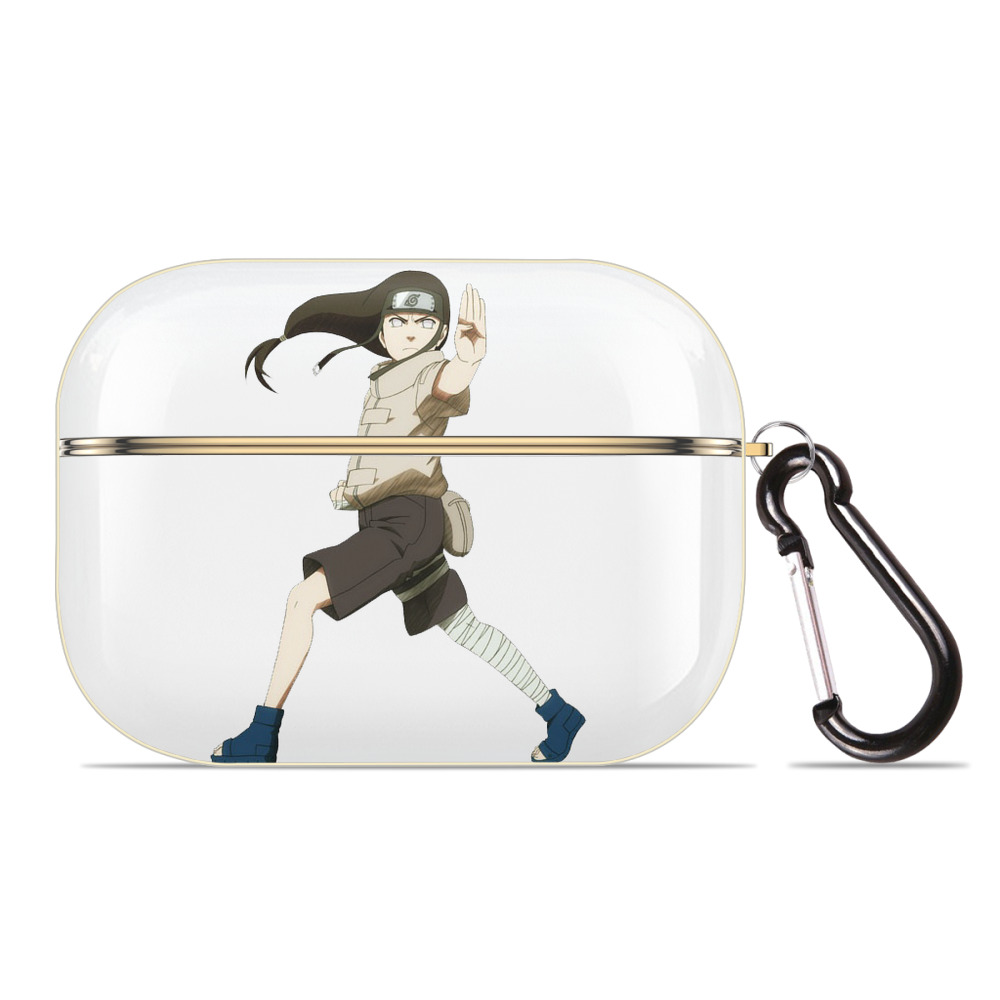 （画像用） NARUTO -ナルト- 日向ネジ Hyūga Neji 【AirPods Pro用】ハードシェル保護ケース｜耐衝撃・防指紋・カラビナ付き商品仕様