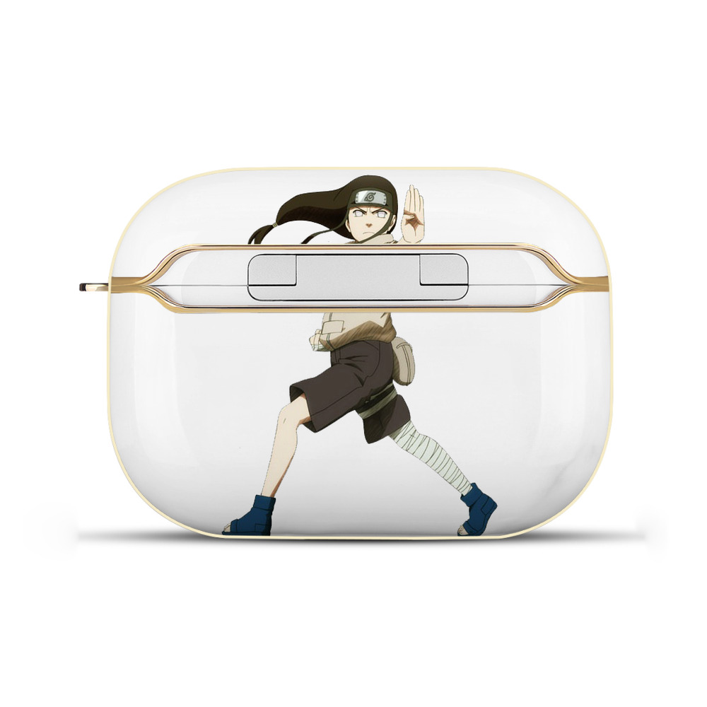 （画像用） NARUTO -ナルト- 日向ネジ Hyūga Neji 【AirPods Pro用】ハードシェル保護ケース｜耐衝撃・防指紋・カラビナ付き商品仕様