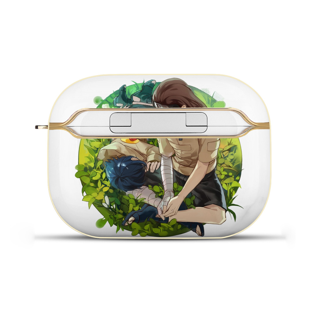 （画像用） NARUTO -ナルト- 日向ネジ Hyūga Neji 【AirPods Pro用】ハードシェル保護ケース｜耐衝撃・防指紋・カラビナ付き商品仕様