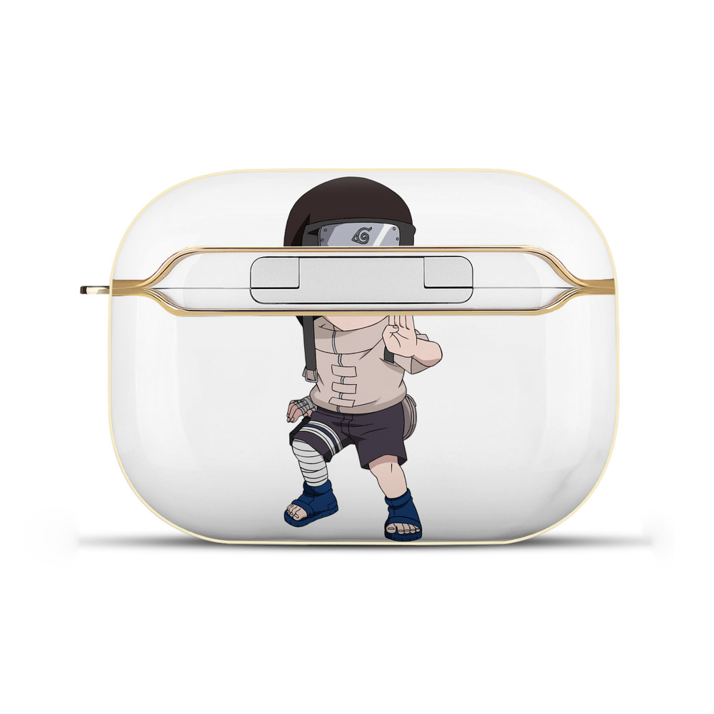 （画像用） NARUTO -ナルト- 日向ネジ Hyūga Neji 【AirPods Pro用】ハードシェル保護ケース｜耐衝撃・防指紋・カラビナ付き商品仕様