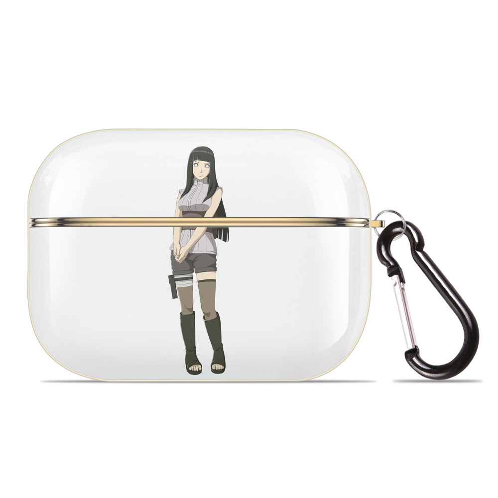 （画像用） NARUTO -ナルト- 日向ヒナタ Hyūga Hinata 【AirPods Pro用】ハードシェル保護ケース｜耐衝撃・防指紋・カラビナ付き商品仕様