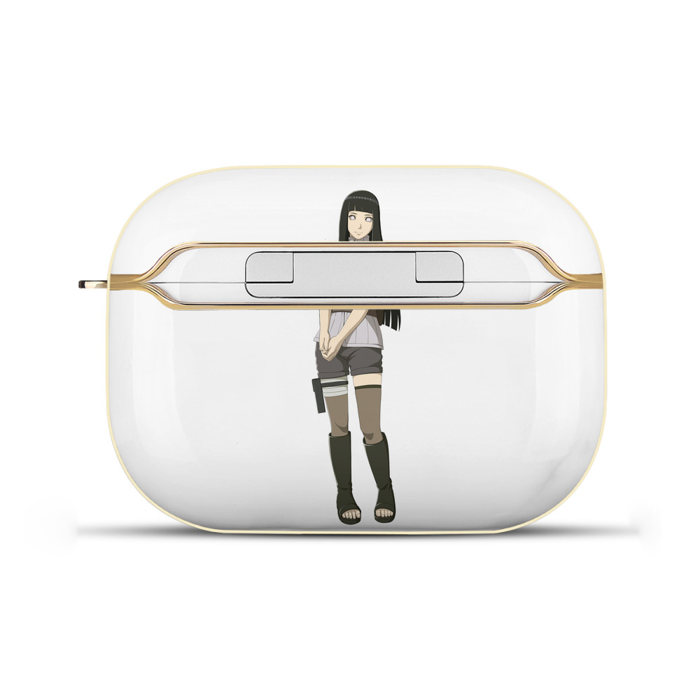 （画像用） NARUTO -ナルト- 日向ヒナタ Hyūga Hinata 【AirPods Pro用】ハードシェル保護ケース｜耐衝撃・防指紋・カラビナ付き商品仕様