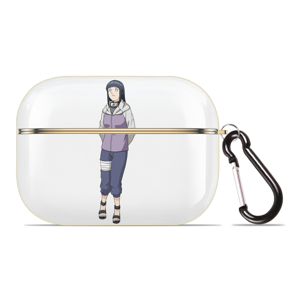 （画像用） NARUTO -ナルト- 日向ヒナタ Hyūga Hinata 【AirPods Pro用】ハードシェル保護ケース｜耐衝撃・防指紋・カラビナ付き商品仕様