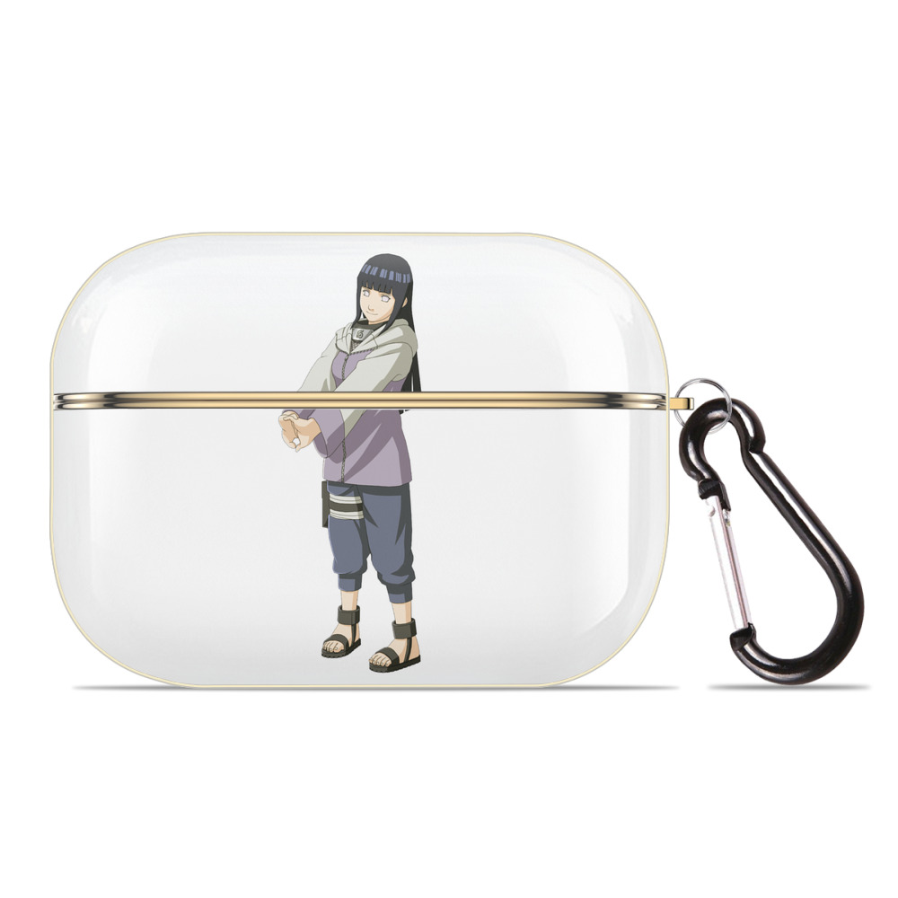 （画像用） NARUTO -ナルト- 日向ヒナタ Hyūga Hinata 【AirPods Pro用】ハードシェル保護ケース｜耐衝撃・防指紋・カラビナ付き商品仕様