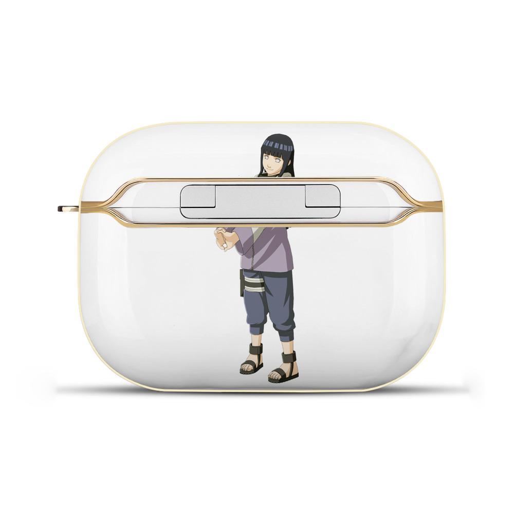 （画像用） NARUTO -ナルト- 日向ヒナタ Hyūga Hinata 【AirPods Pro用】ハードシェル保護ケース｜耐衝撃・防指紋・カラビナ付き商品仕様