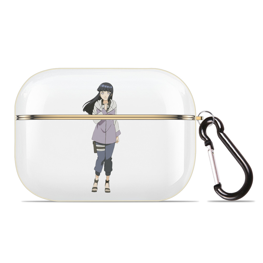 （画像用） NARUTO -ナルト- 日向ヒナタ Hyūga Hinata 【AirPods Pro用】ハードシェル保護ケース｜耐衝撃・防指紋・カラビナ付き商品仕様