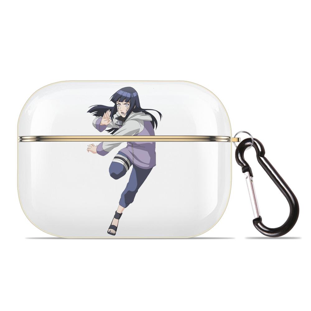 （画像用） NARUTO -ナルト- 日向ヒナタ Hyūga Hinata 【AirPods Pro用】ハードシェル保護ケース｜耐衝撃・防指紋・カラビナ付き商品仕様