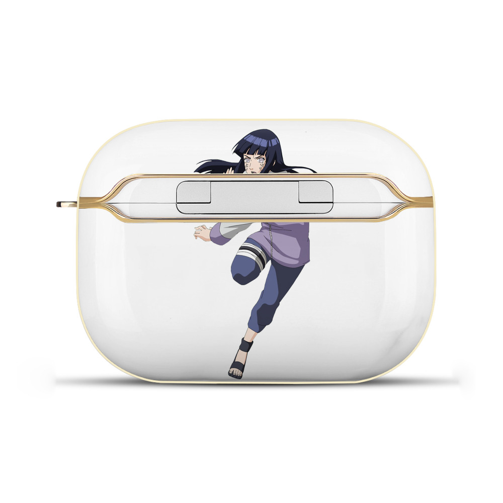 （画像用） NARUTO -ナルト- 日向ヒナタ Hyūga Hinata 【AirPods Pro用】ハードシェル保護ケース｜耐衝撃・防指紋・カラビナ付き商品仕様