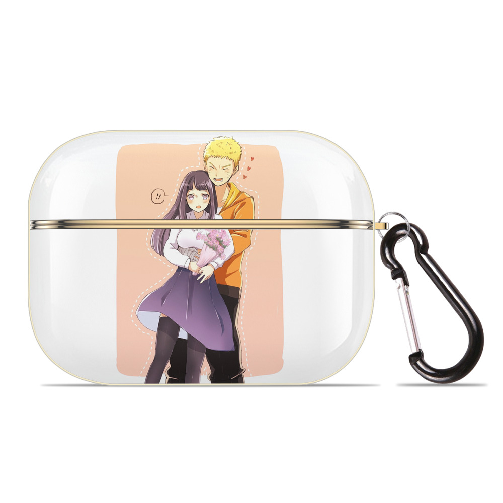 （画像用） NARUTO -ナルト- 日向ヒナタ Hyūga Hinata 【AirPods Pro用】ハードシェル保護ケース｜耐衝撃・防指紋・カラビナ付き商品仕様