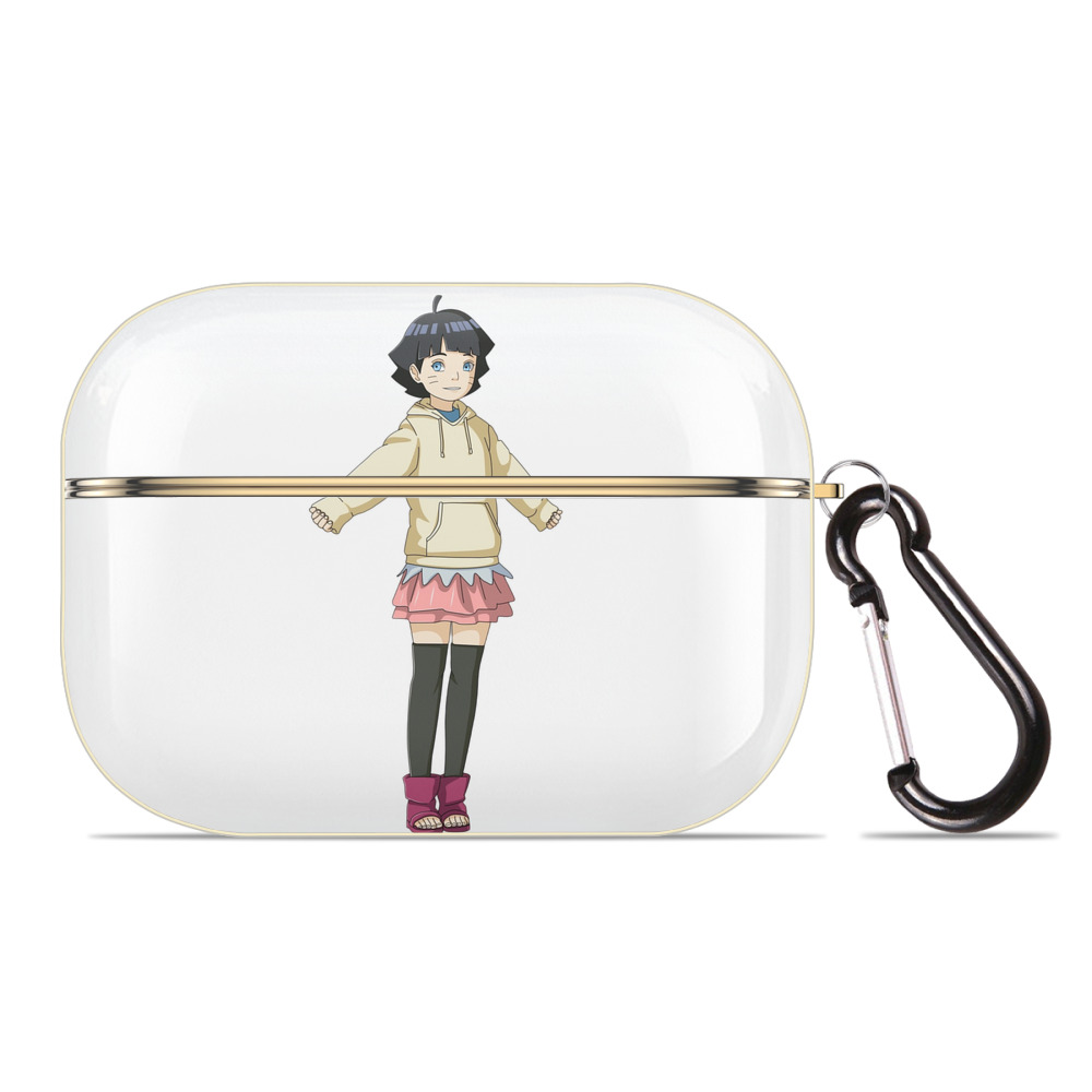 （画像用） NARUTO -ナルト- うずまき ヒマワリ Uzumaki Himawari 【AirPods Pro用】ハードシェル保護ケース｜耐衝撃・防指紋・カラビナ付き商品仕様