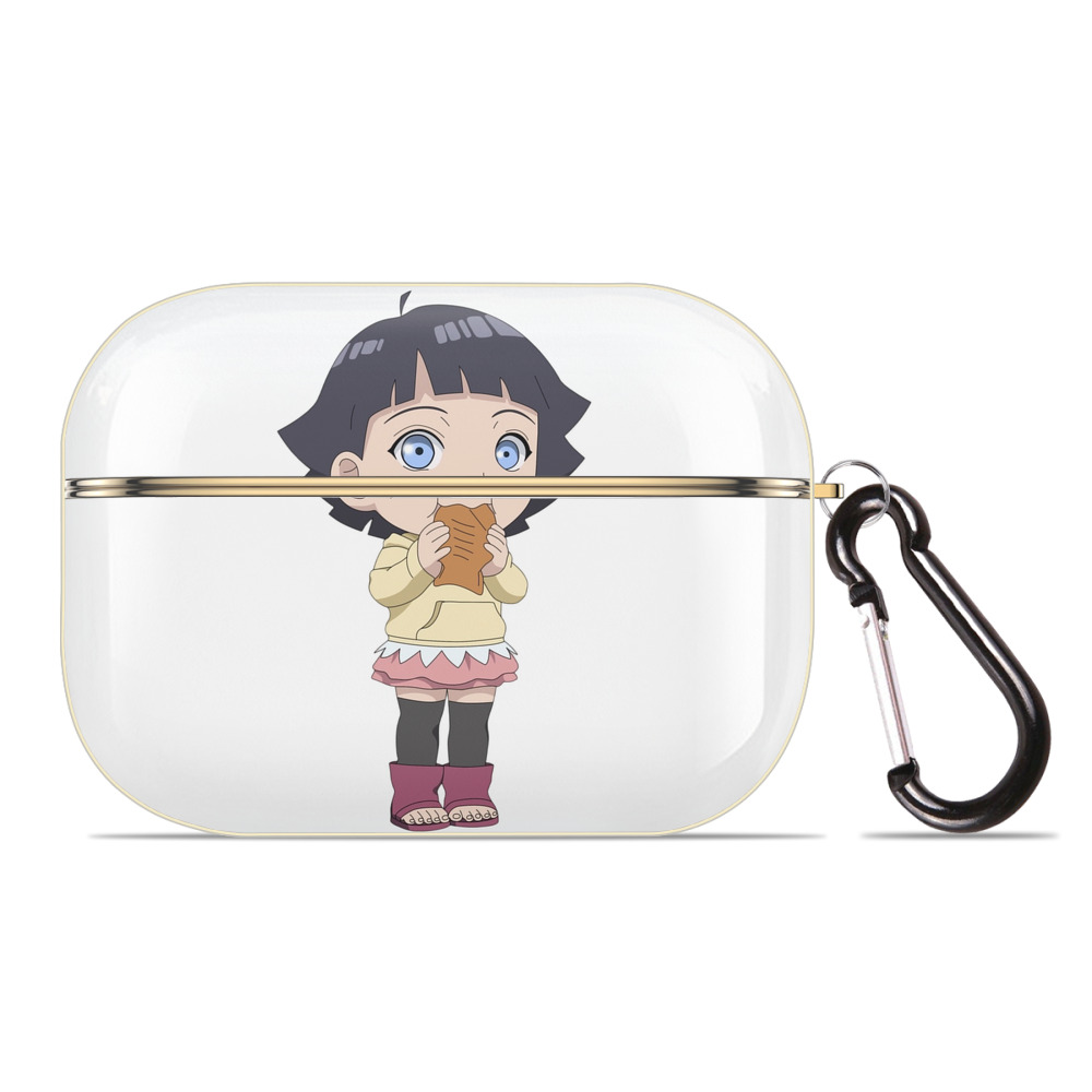 （画像用） NARUTO -ナルト- うずまき ヒマワリ Uzumaki Himawari 【AirPods Pro用】ハードシェル保護ケース｜耐衝撃・防指紋・カラビナ付き商品仕様