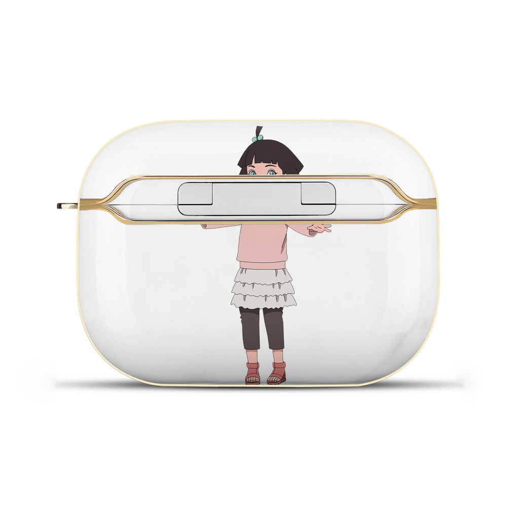 （画像用） NARUTO -ナルト- うずまき ヒマワリ Uzumaki Himawari 【AirPods Pro用】ハードシェル保護ケース｜耐衝撃・防指紋・カラビナ付き商品仕様