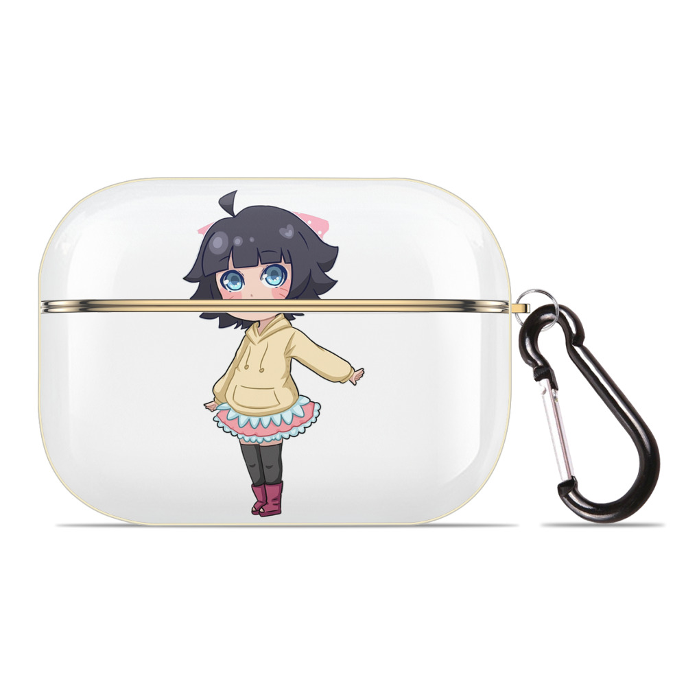 （画像用） NARUTO -ナルト- うずまき ヒマワリ Uzumaki Himawari 【AirPods Pro用】ハードシェル保護ケース｜耐衝撃・防指紋・カラビナ付き商品仕様