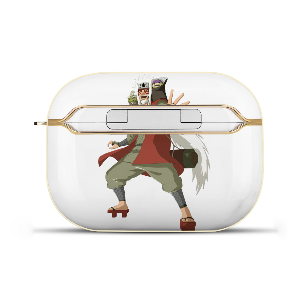 （画像用） NARUTO -ナルト- 自来也（じらいや） Jiraiya 【AirPods Pro用】ハードシェル保護ケース｜耐衝撃・防指紋・カラビナ付き商品仕様