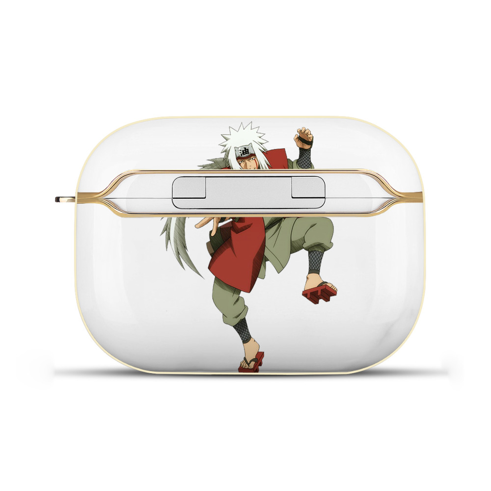（画像用） NARUTO -ナルト- 自来也（じらいや） Jiraiya 【AirPods Pro用】ハードシェル保護ケース｜耐衝撃・防指紋・カラビナ付き商品仕様