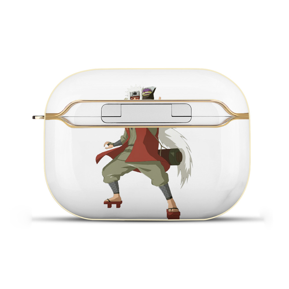 NARUTO -ナルト- 自来也（じらいや） Jiraiya 【AirPods Pro用】ハードシェル保護ケース｜耐衝撃・防指紋・カラビナ付き商品仕様