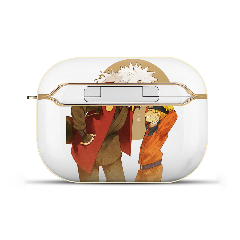 （画像用） NARUTO -ナルト- 自来也（じらいや） Jiraiya 【AirPods Pro用】ハードシェル保護ケース｜耐衝撃・防指紋・カラビナ付き商品仕様