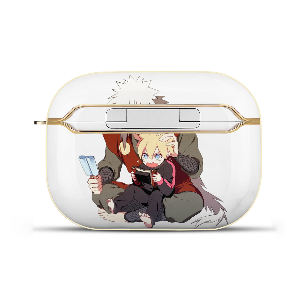 （画像用） NARUTO -ナルト- 自来也（じらいや） Jiraiya 【AirPods Pro用】ハードシェル保護ケース｜耐衝撃・防指紋・カラビナ付き商品仕様