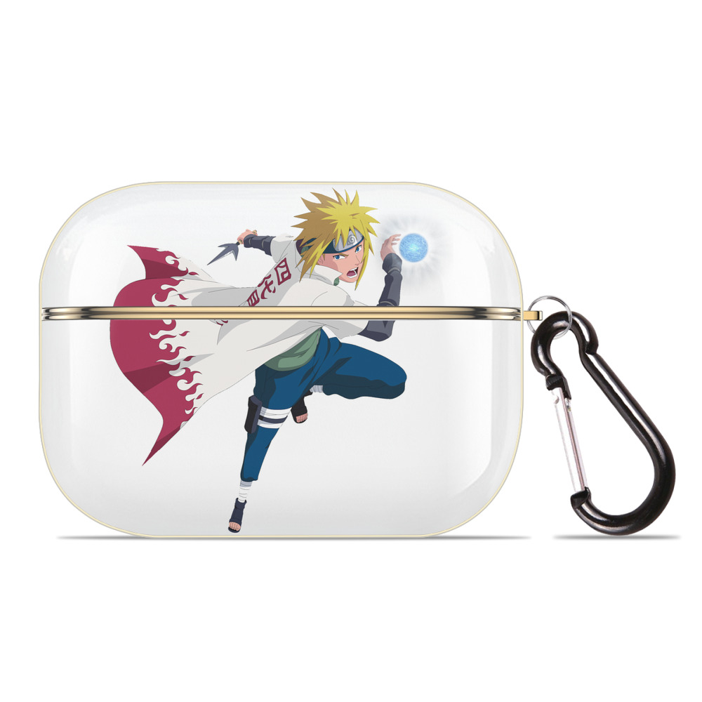 （画像用） NARUTO -ナルト- 波風 ミナト Namikaze Minato 【AirPods Pro用】ハードシェル保護ケース｜耐衝撃・防指紋・カラビナ付き商品仕様