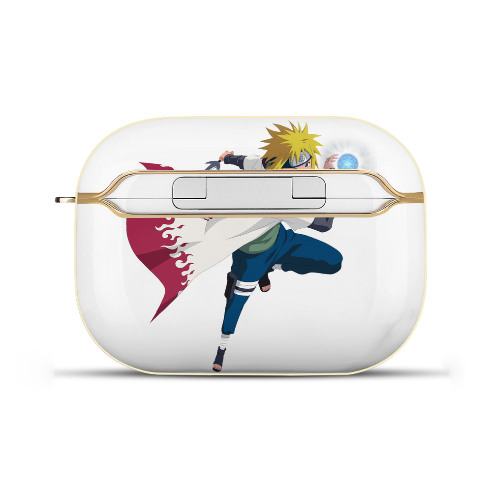 （画像用） NARUTO -ナルト- 波風 ミナト Namikaze Minato 【AirPods Pro用】ハードシェル保護ケース｜耐衝撃・防指紋・カラビナ付き商品仕様