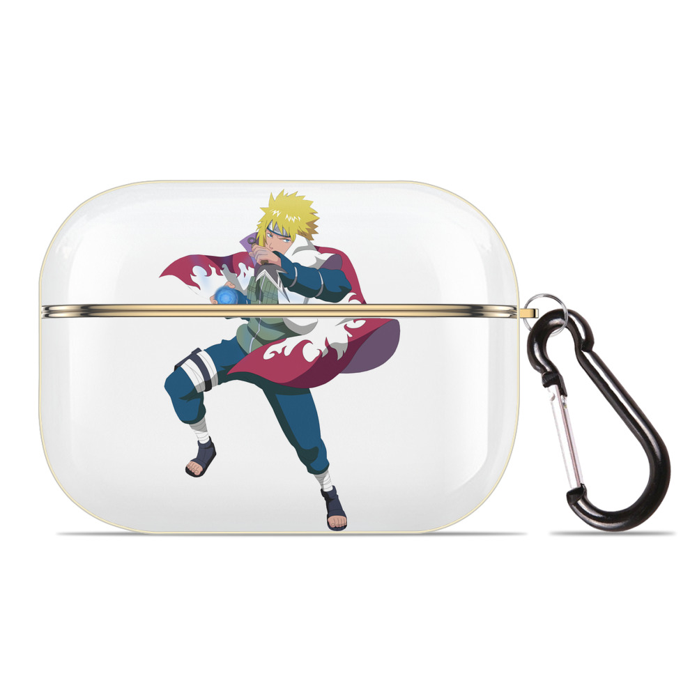 （画像用） NARUTO -ナルト- 波風 ミナト Namikaze Minato 【AirPods Pro用】ハードシェル保護ケース｜耐衝撃・防指紋・カラビナ付き商品仕様