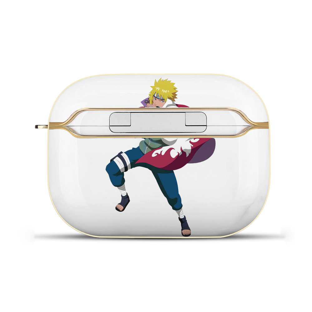 （画像用） NARUTO -ナルト- 波風 ミナト Namikaze Minato 【AirPods Pro用】ハードシェル保護ケース｜耐衝撃・防指紋・カラビナ付き商品仕様