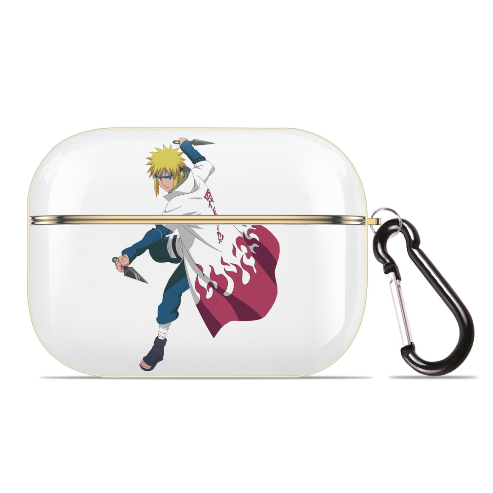（画像用） NARUTO -ナルト- 波風 ミナト Namikaze Minato 【AirPods Pro用】ハードシェル保護ケース｜耐衝撃・防指紋・カラビナ付き商品仕様