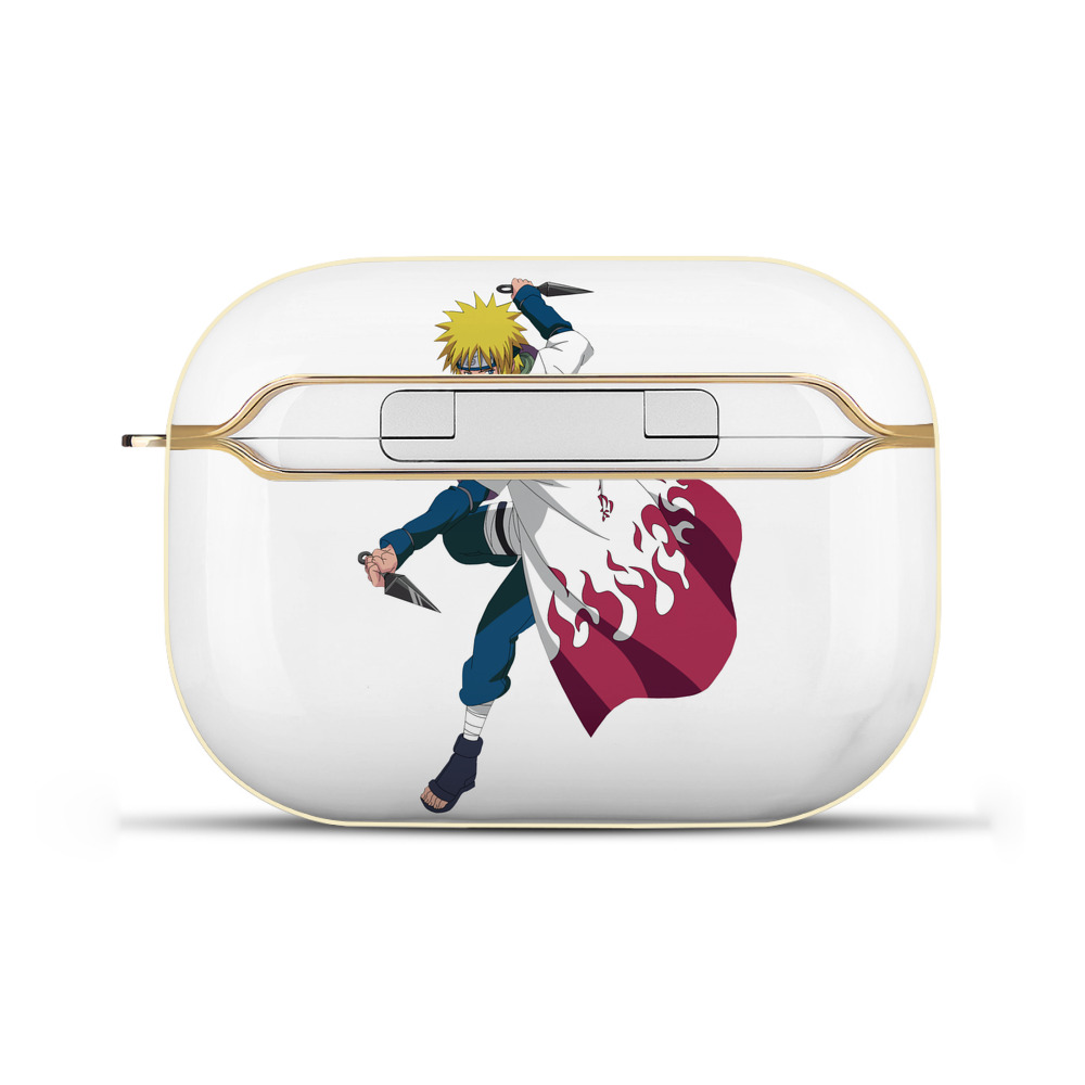 （画像用） NARUTO -ナルト- 波風 ミナト Namikaze Minato 【AirPods Pro用】ハードシェル保護ケース｜耐衝撃・防指紋・カラビナ付き商品仕様