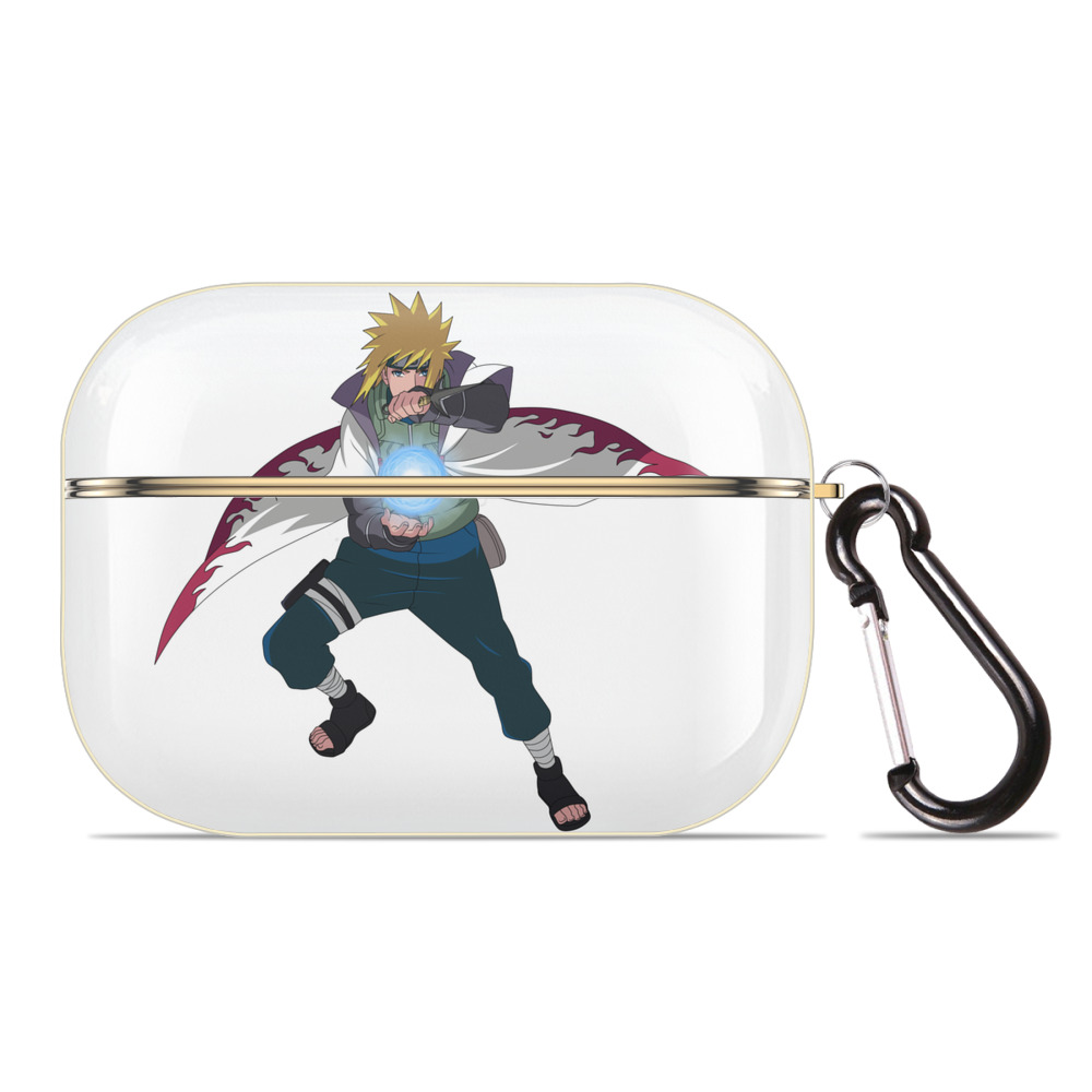 （画像用） NARUTO -ナルト- 波風 ミナト Namikaze Minato 【AirPods Pro用】ハードシェル保護ケース｜耐衝撃・防指紋・カラビナ付き商品仕様