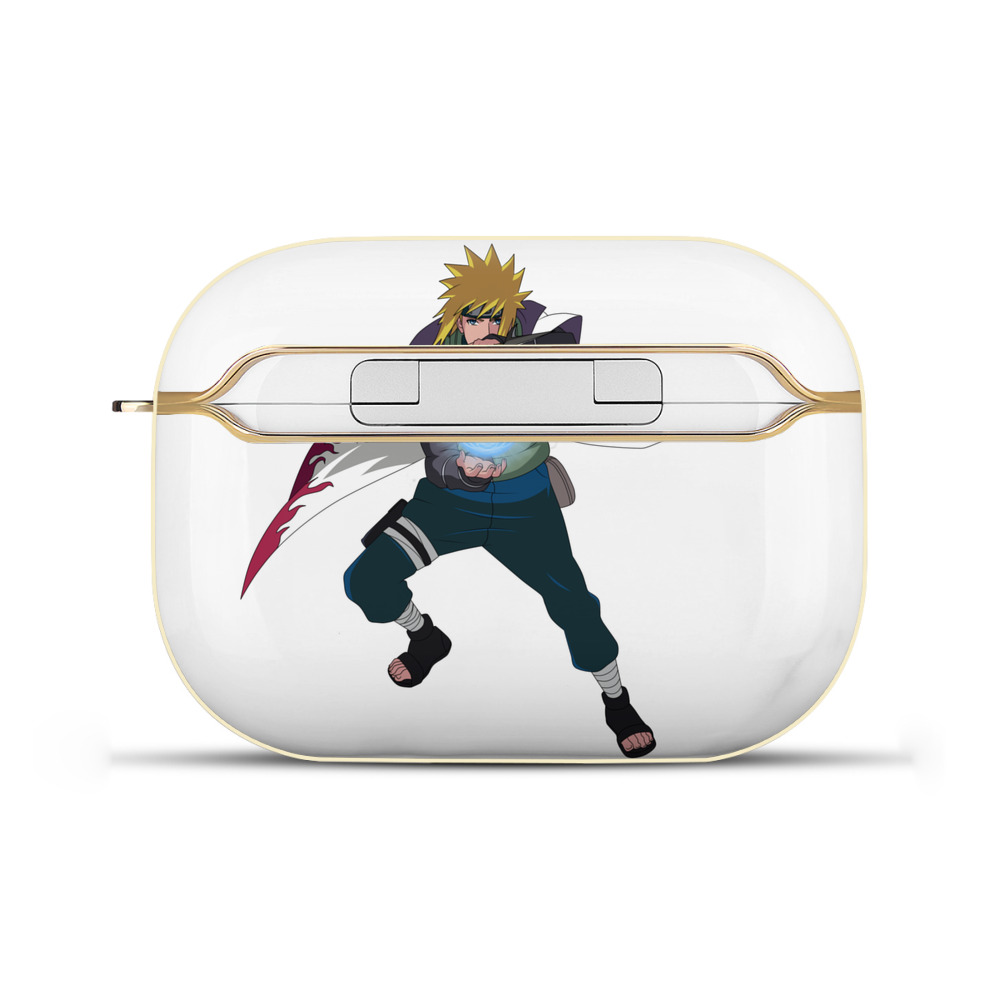 （画像用） NARUTO -ナルト- 波風 ミナト Namikaze Minato 【AirPods Pro用】ハードシェル保護ケース｜耐衝撃・防指紋・カラビナ付き商品仕様