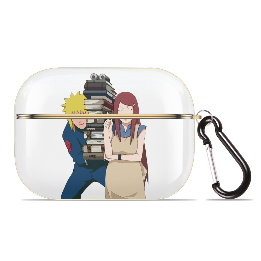 （画像用） NARUTO -ナルト- 波風 ミナト Namikaze Minato 【AirPods Pro用】ハードシェル保護ケース｜耐衝撃・防指紋・カラビナ付き商品仕様