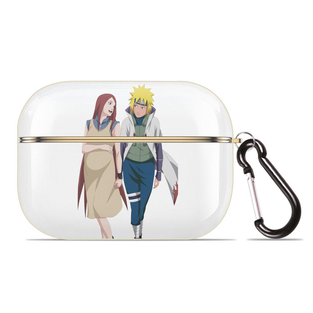 （画像用） NARUTO -ナルト- 波風 ミナト Namikaze Minato 【AirPods Pro用】ハードシェル保護ケース｜耐衝撃・防指紋・カラビナ付き商品仕様