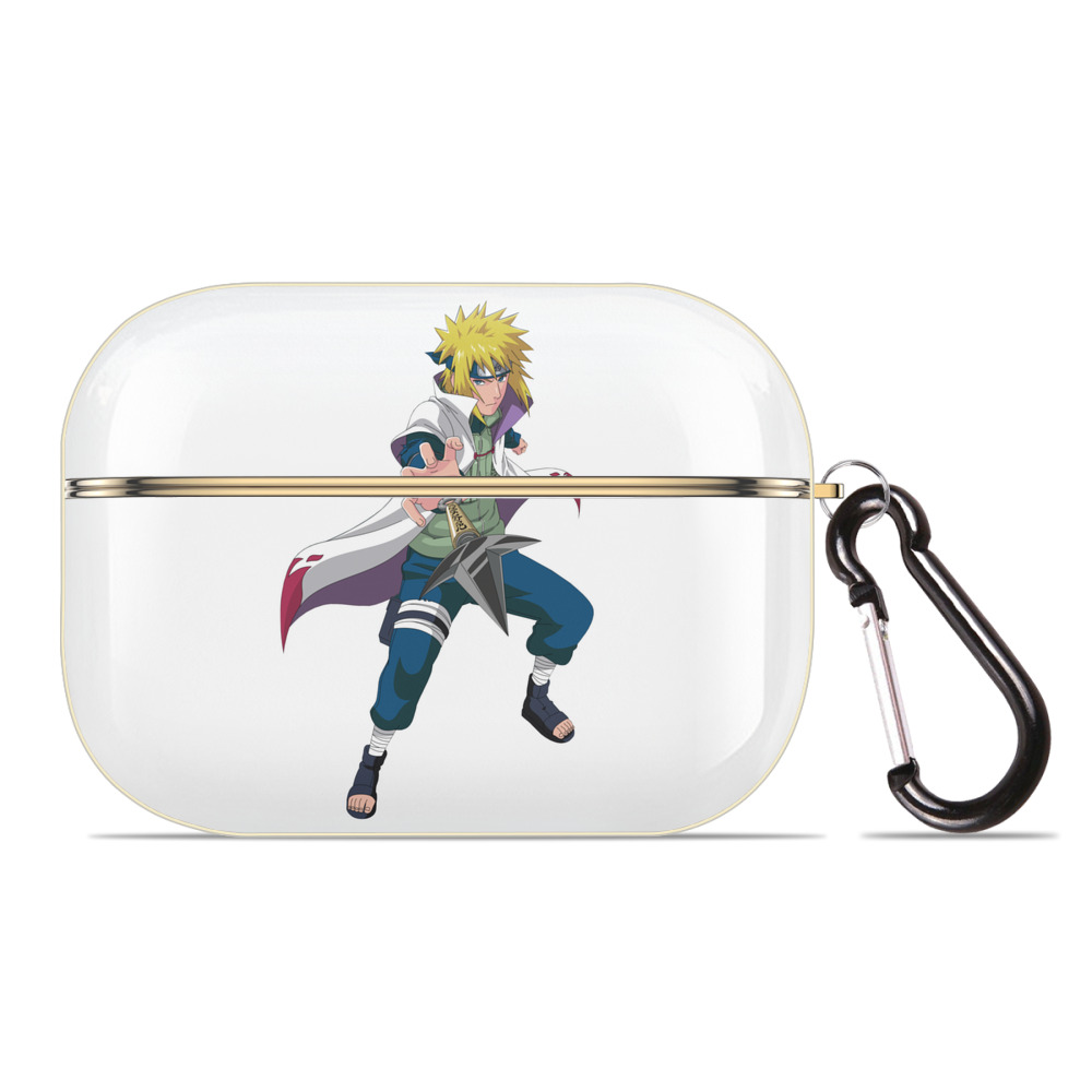 （画像用） NARUTO -ナルト- 波風 ミナト Namikaze Minato 【AirPods Pro用】ハードシェル保護ケース｜耐衝撃・防指紋・カラビナ付き商品仕様
