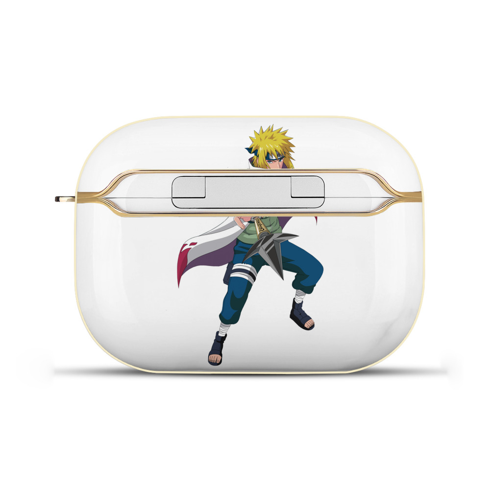 （画像用） NARUTO -ナルト- 波風 ミナト Namikaze Minato 【AirPods Pro用】ハードシェル保護ケース｜耐衝撃・防指紋・カラビナ付き商品仕様