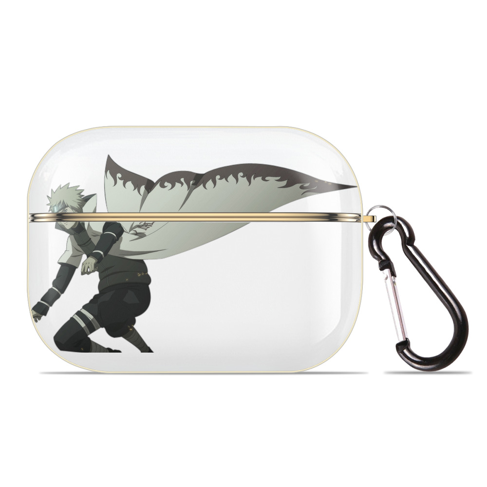 （画像用） NARUTO -ナルト- 波風 ミナト Namikaze Minato 【AirPods Pro用】ハードシェル保護ケース｜耐衝撃・防指紋・カラビナ付き商品仕様