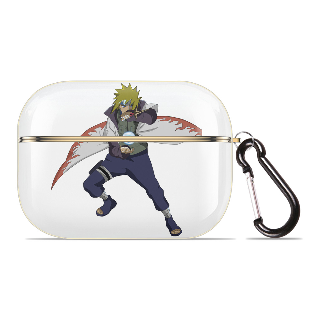（画像用） NARUTO -ナルト- 波風 ミナト Namikaze Minato 【AirPods Pro用】ハードシェル保護ケース｜耐衝撃・防指紋・カラビナ付き商品仕様