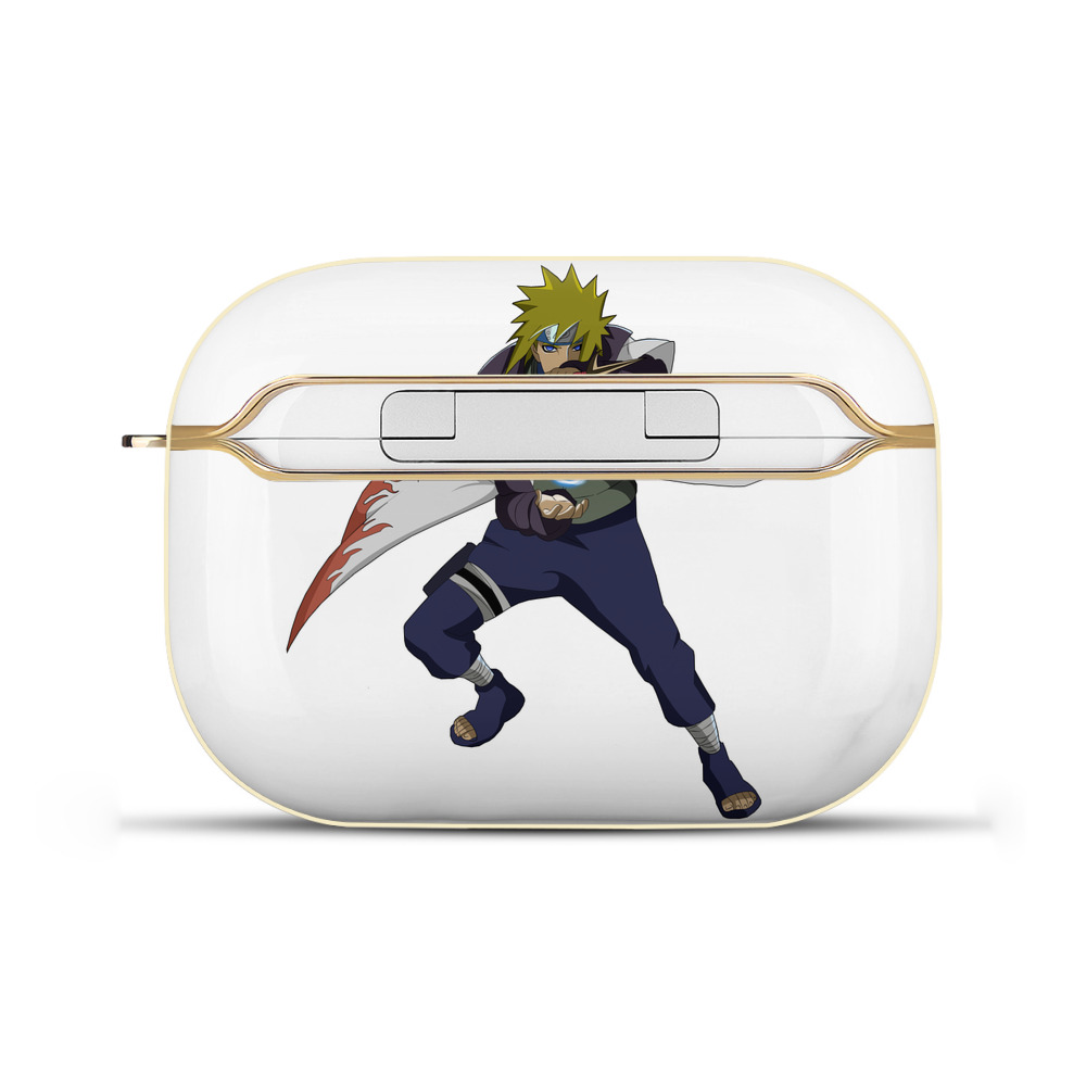 （画像用） NARUTO -ナルト- 波風 ミナト Namikaze Minato 【AirPods Pro用】ハードシェル保護ケース｜耐衝撃・防指紋・カラビナ付き商品仕様