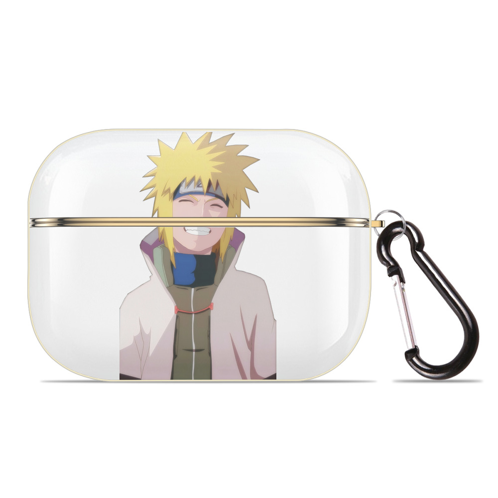 （画像用） NARUTO -ナルト- 波風 ミナト Namikaze Minato 【AirPods Pro用】ハードシェル保護ケース｜耐衝撃・防指紋・カラビナ付き商品仕様