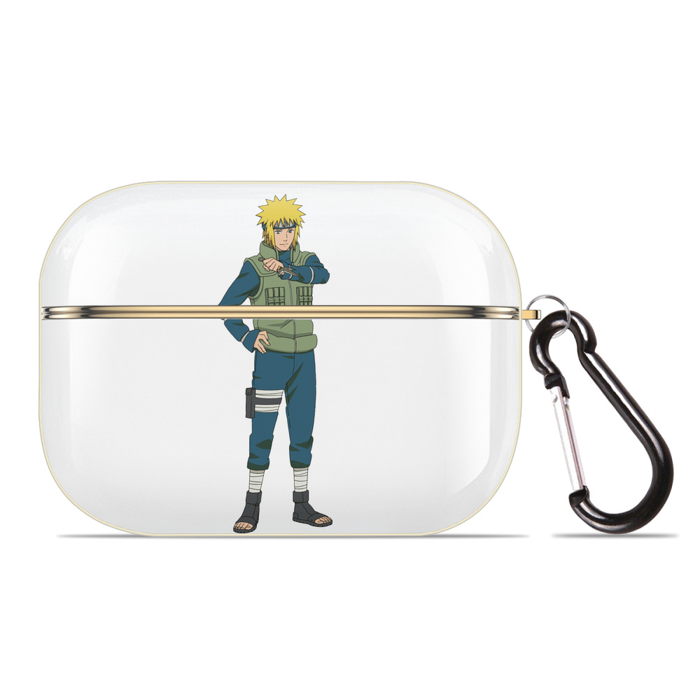 （画像用） NARUTO -ナルト- 波風 ミナト Namikaze Minato 【AirPods Pro用】ハードシェル保護ケース｜耐衝撃・防指紋・カラビナ付き商品仕様