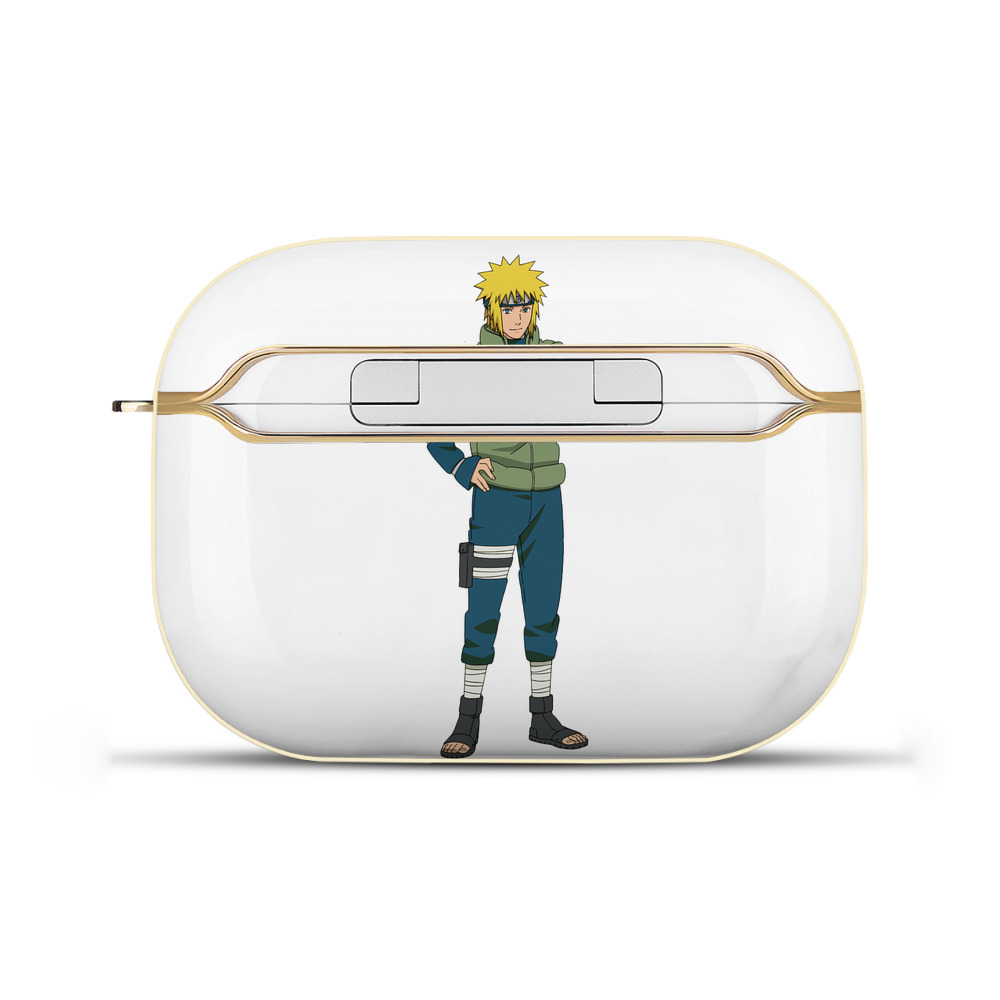 （画像用） NARUTO -ナルト- 波風 ミナト Namikaze Minato 【AirPods Pro用】ハードシェル保護ケース｜耐衝撃・防指紋・カラビナ付き商品仕様