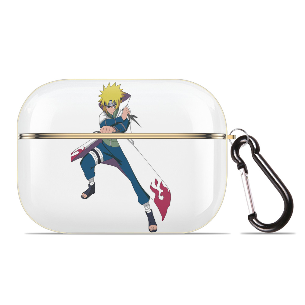 （画像用） NARUTO -ナルト- 波風 ミナト Namikaze Minato 【AirPods Pro用】ハードシェル保護ケース｜耐衝撃・防指紋・カラビナ付き商品仕様