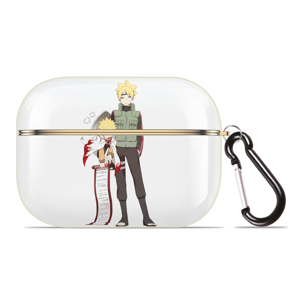 （画像用） NARUTO -ナルト- 波風 ミナト Namikaze Minato 【AirPods Pro用】ハードシェル保護ケース｜耐衝撃・防指紋・カラビナ付き商品仕様