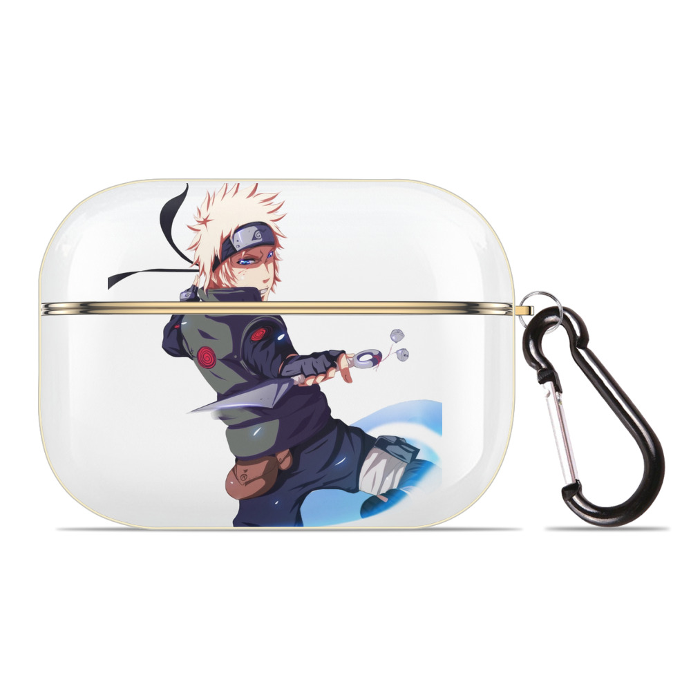 （画像用） NARUTO -ナルト- 波風 ミナト Namikaze Minato 【AirPods Pro用】ハードシェル保護ケース｜耐衝撃・防指紋・カラビナ付き商品仕様