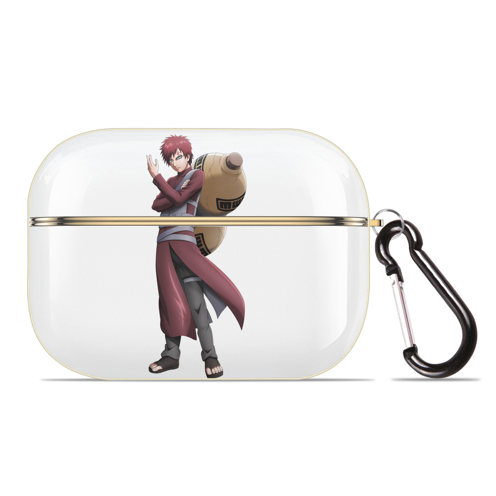 （画像用） NARUTO -ナルト- ガアラ Gaara 【AirPods Pro用】ハードシェル保護ケース｜耐衝撃・防指紋・カラビナ付き商品仕様