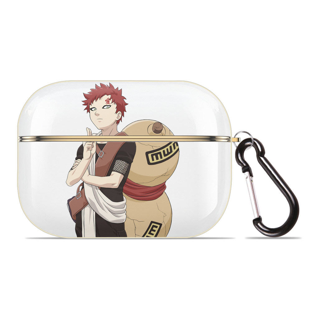 （画像用） NARUTO -ナルト- ガアラ Gaara 【AirPods Pro用】ハードシェル保護ケース｜耐衝撃・防指紋・カラビナ付き商品仕様