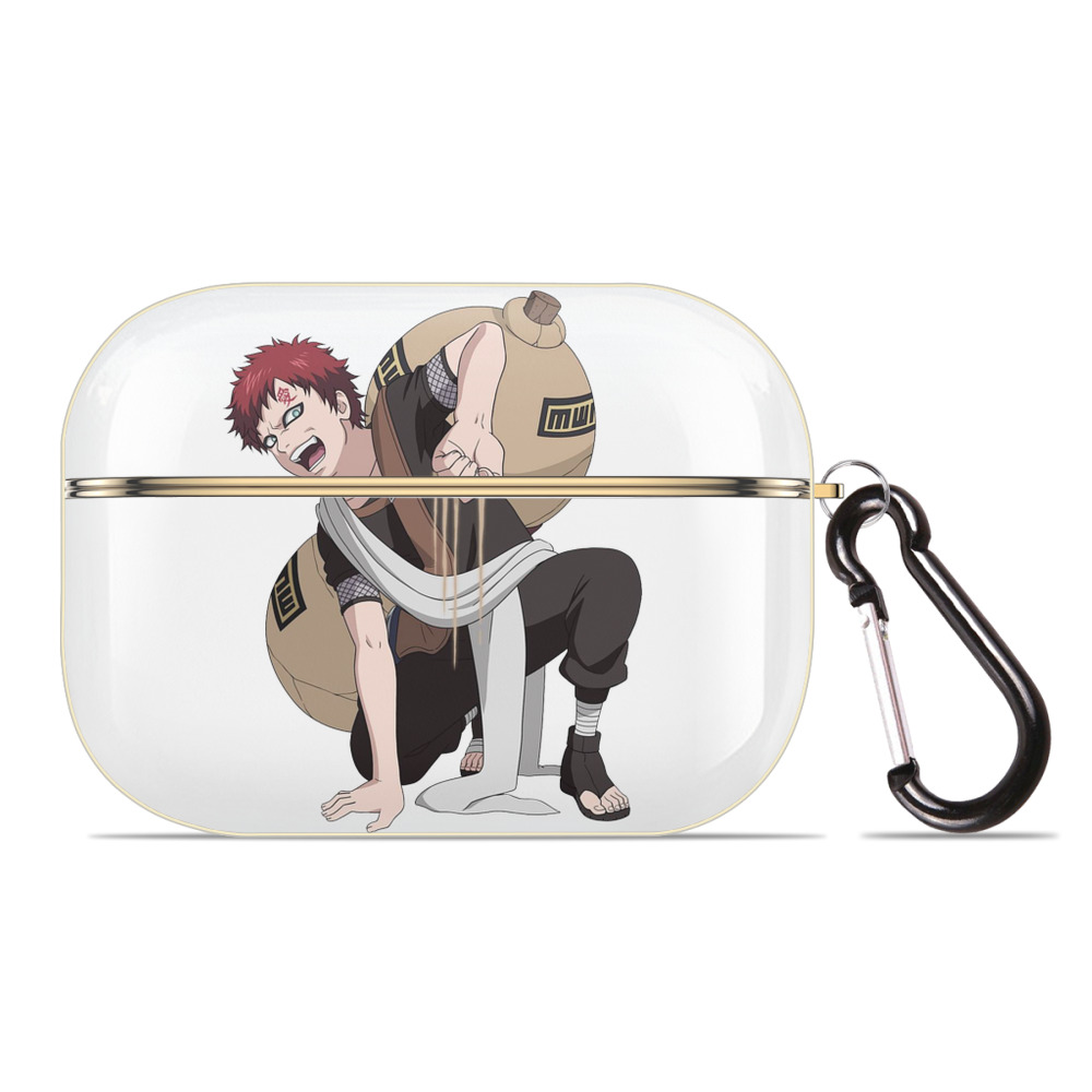 （画像用） NARUTO -ナルト- ガアラ Gaara 【AirPods Pro用】ハードシェル保護ケース｜耐衝撃・防指紋・カラビナ付き商品仕様